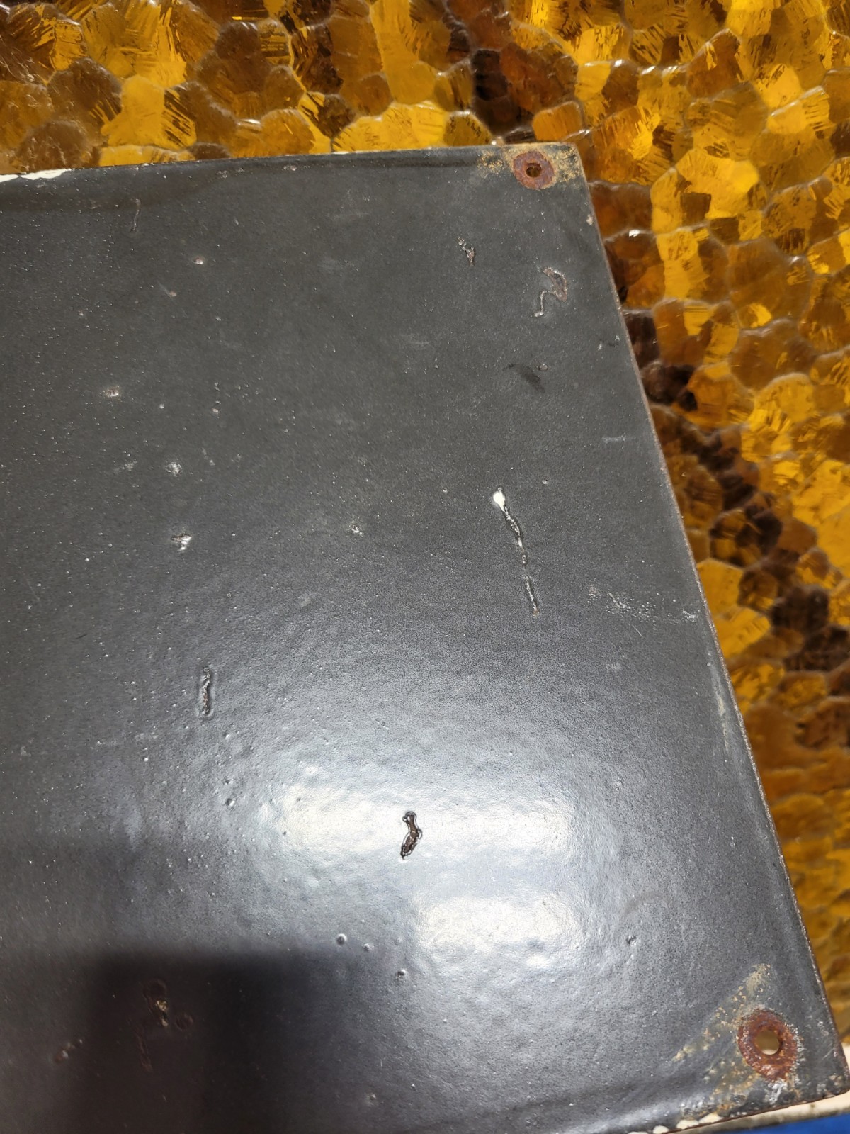 VINTAGE JOHN DEERE PORCELAIN SIGN OLD FARMING PLOW TRACTOR DEALER SALES SERVICE