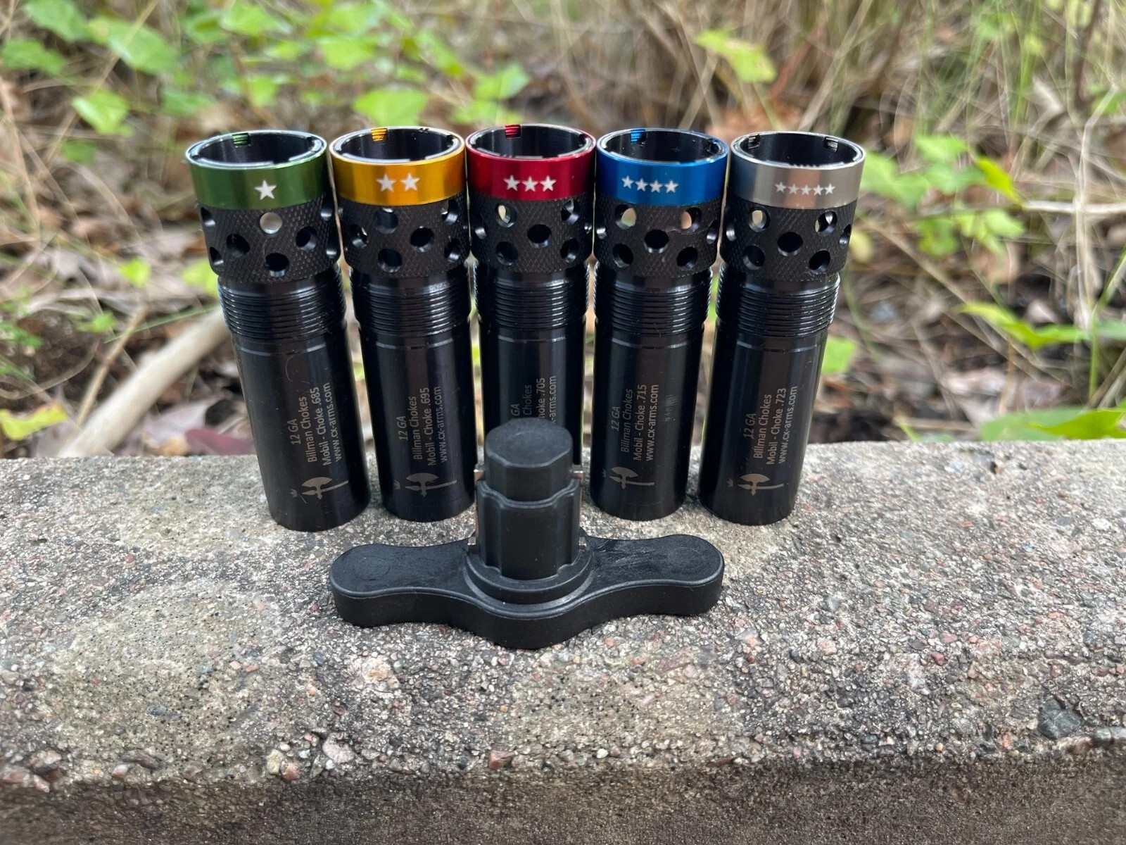 Billman™ Beretta MOBIL-choke, 12 GA, Extended Ported, 5-set with case and tool