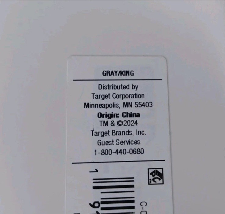 Room Essentials Solid Bedskirt Gray King 14" Drop