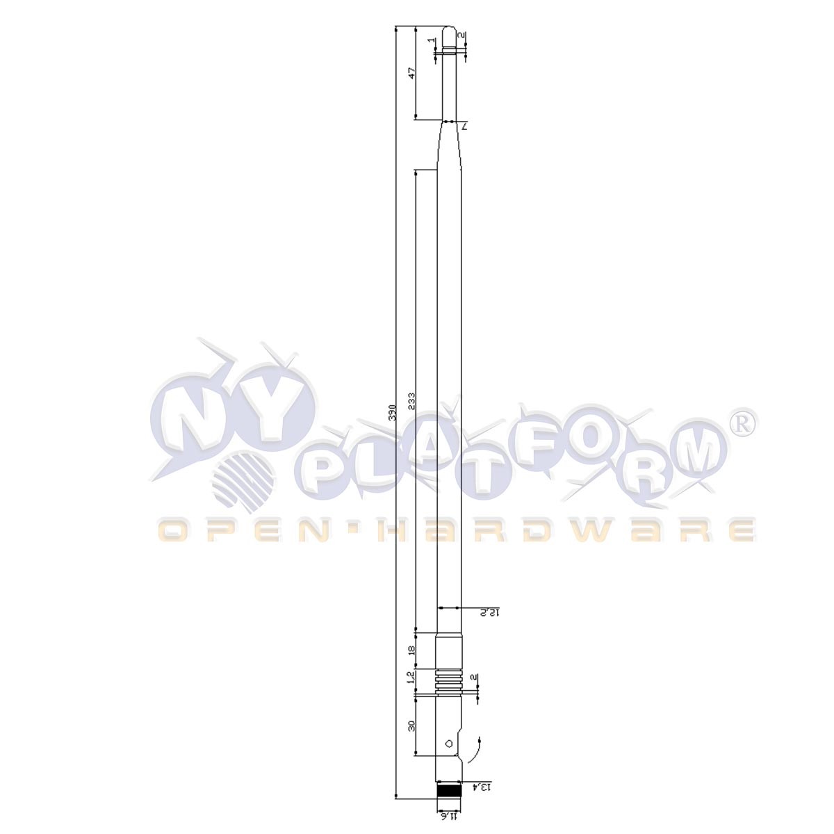 9dBi RP-SMA Dual Band 2.4GHz 5GHz High Gain WiFi Router Wireless Tilt Antenna