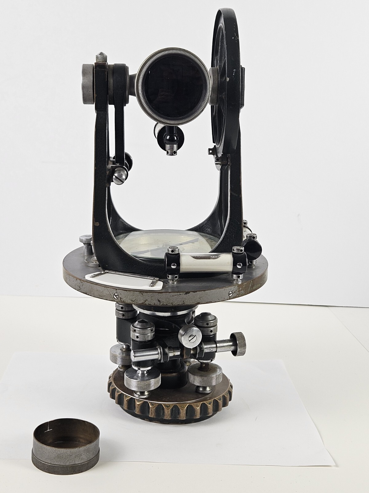 1956 LAFAYETTE No. 10333 Brass Surveyors Transit with Compass and 10" Telescope