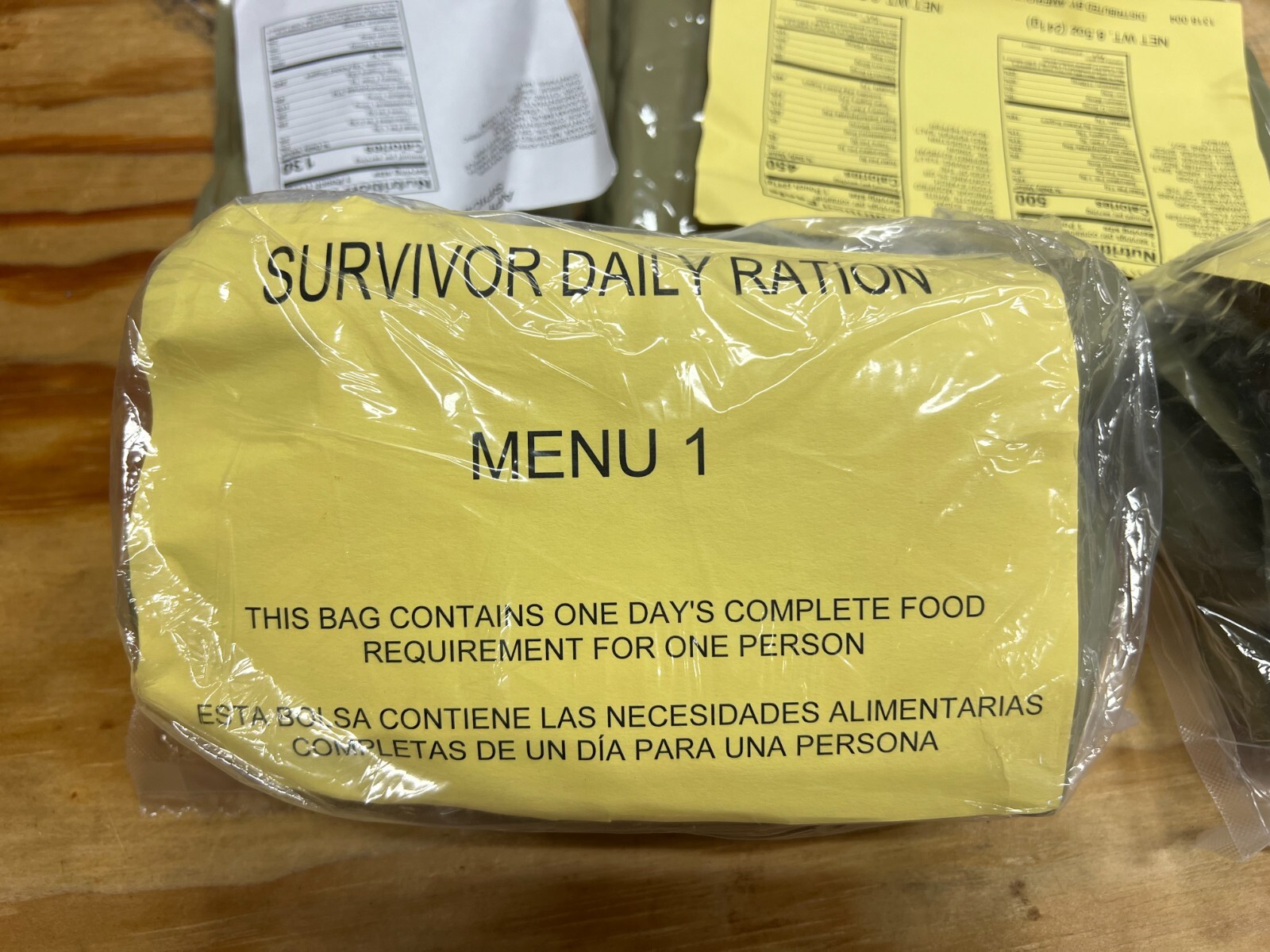 Survivor Daily Ration MRE 8/26 inspection date Meals Emergency New Rare 20 meals