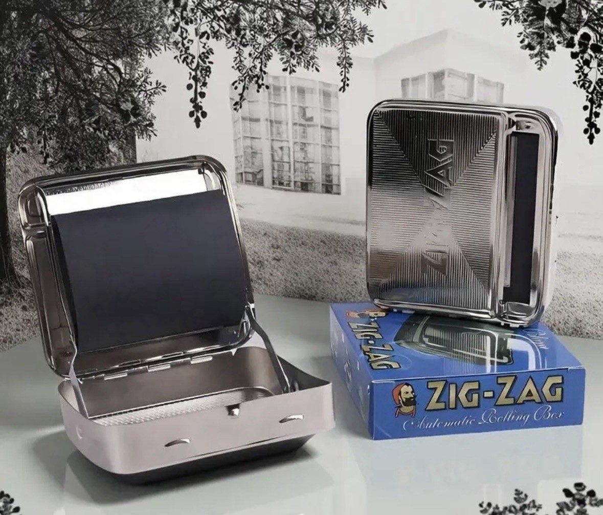 Zig-Zag Metal Cigarette Rolling Machine 70mm Easy Automatic Tobacco Roller BN