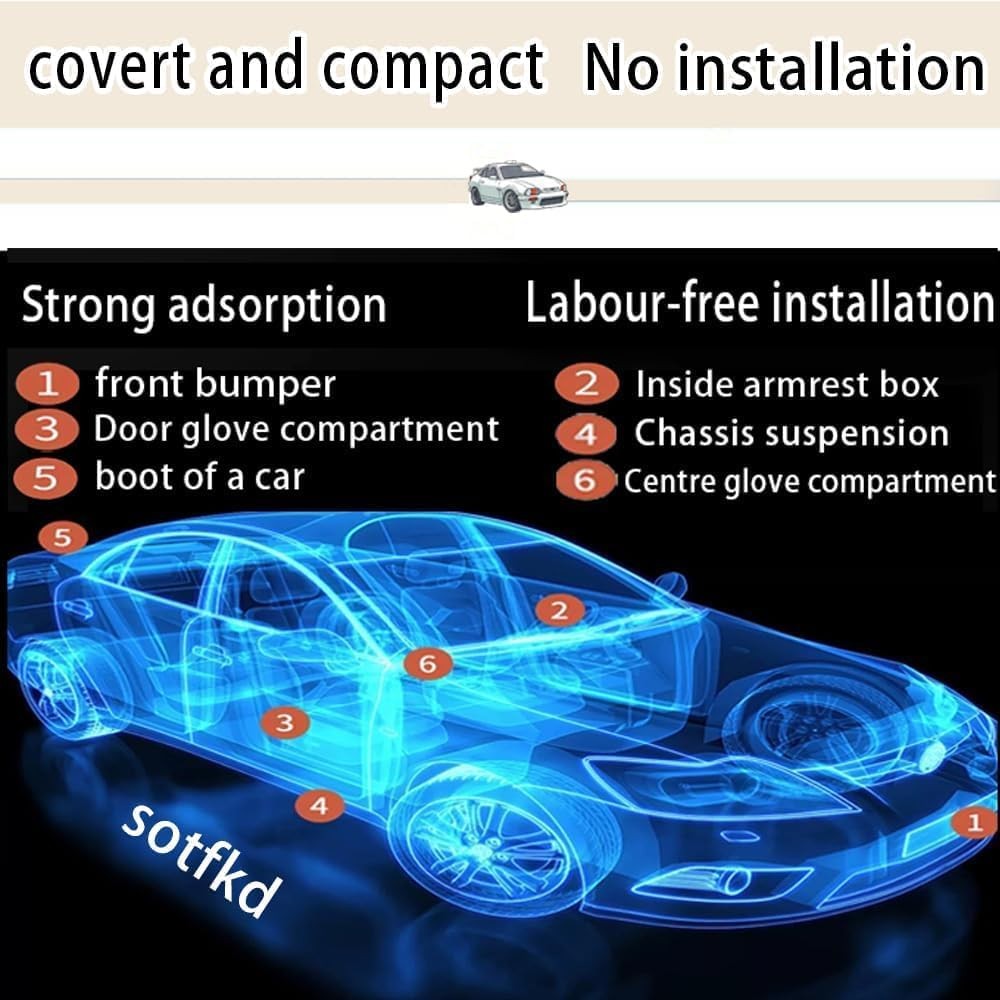 2 Pack GPS Tracker for Vehicles,Car Device Hidden,Tracker for...