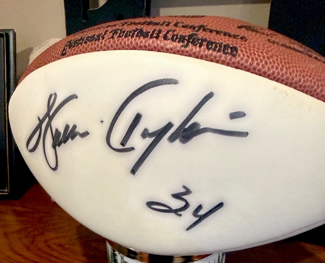 Walter Payton Signed Wilson Football. Beautiful. Guaranteed Original