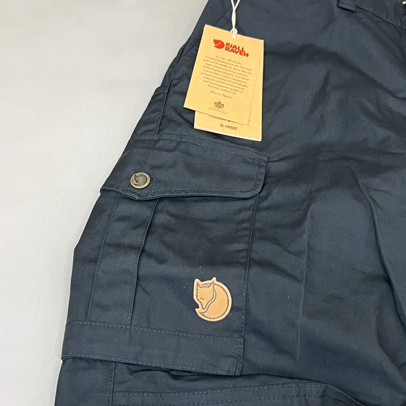 FJALLRAVEN Vidda Pro Pant G-1000 Women's Sz US 26 EUR 34 Black 89335 (New)
