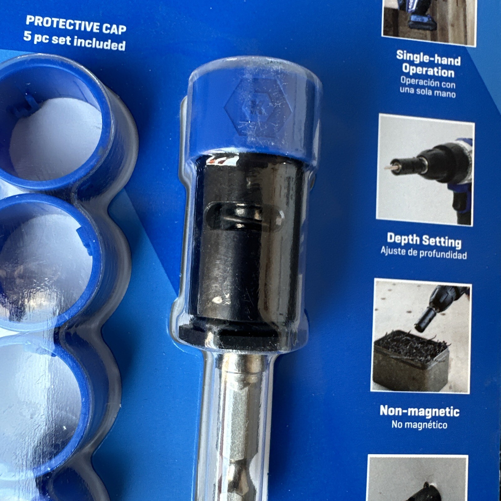 Kobalt drywall bit holder and extractor 1099217 single hand operation {AA}