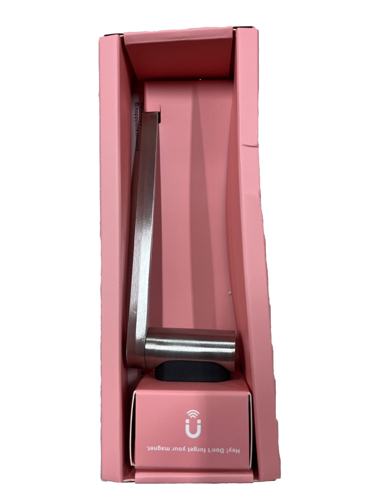 Happy Sinks Magnetic Dish Cloth Holder Stainless Steel Silver New