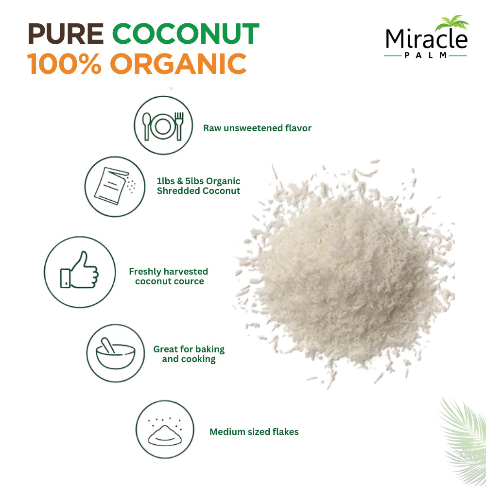Organic coconut shredded