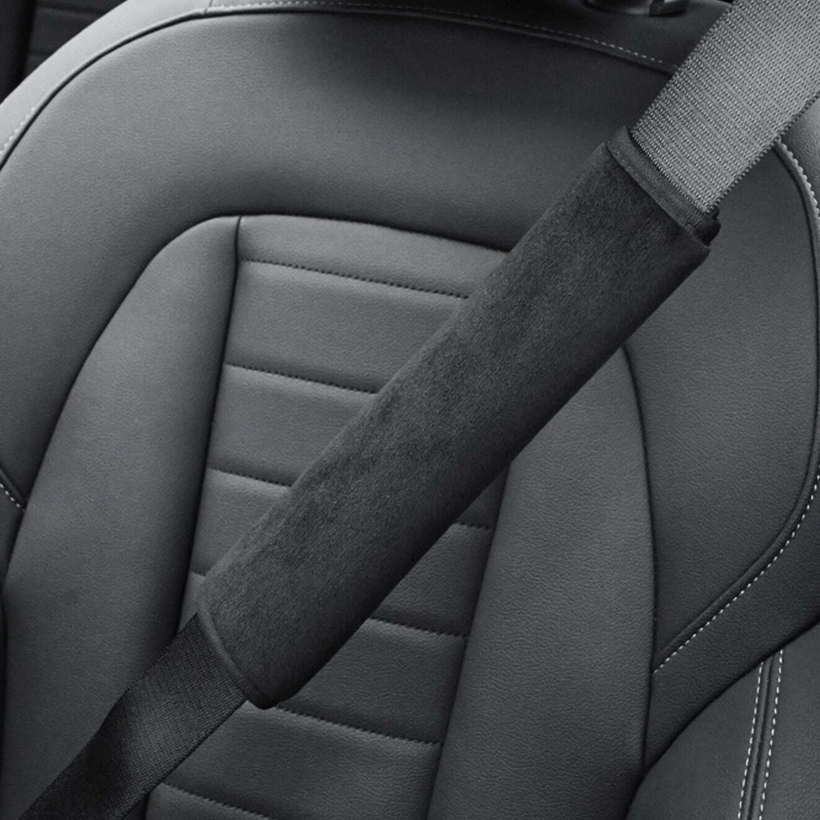 2P Comfortable Seat Belt Covers Auto Shoulder Soft Plush Pad Car Accessories NEW