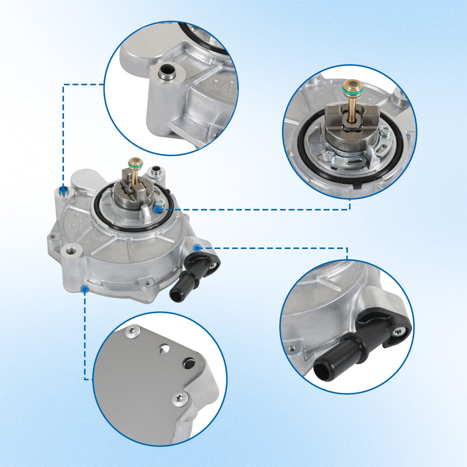 Brake Vacuum Pump 904-858 For Ford Expedition F150 V6 3.5L 2015-2017 3.5L Engine