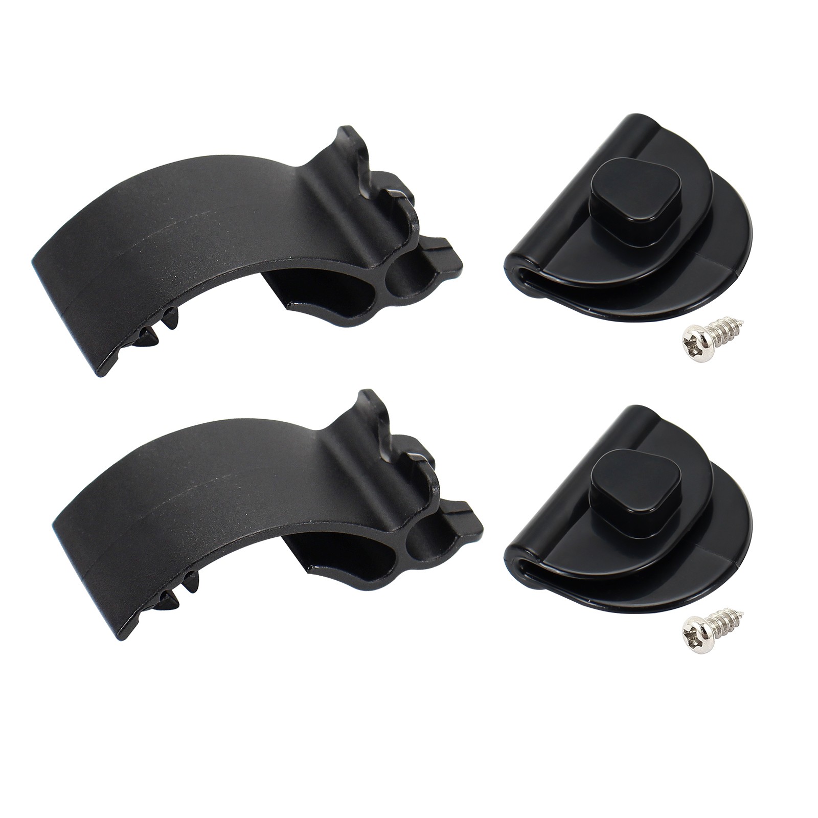 For Harley Sportster XL883 XL1200 Left Side Battery Cover Mount Clips 2004-2013