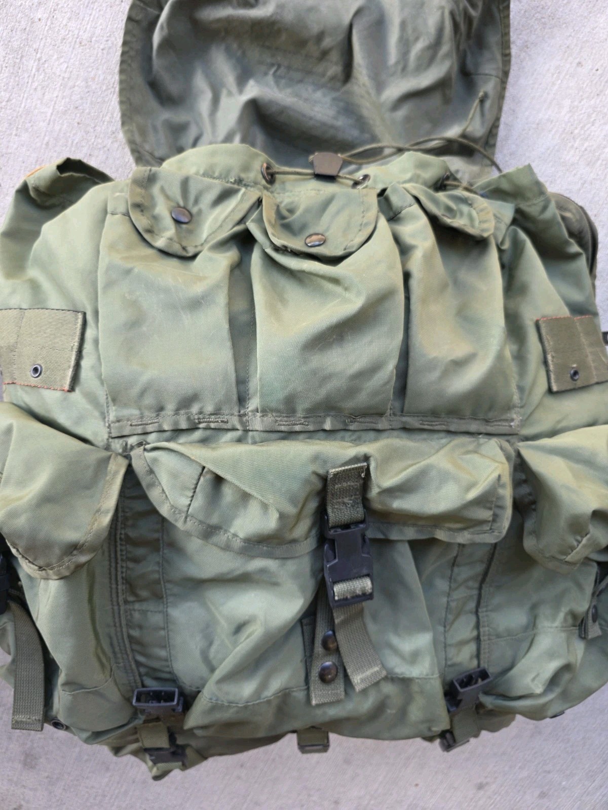(Modifield) LARGE ALICE PACK W/ FRAME And 2 Quart Canteen