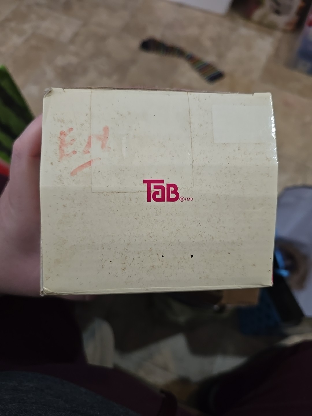 TAB Coca-Cola Retro Napkin Dispenser 2007 Metal Construction 7x4¼x3⅞" With Box