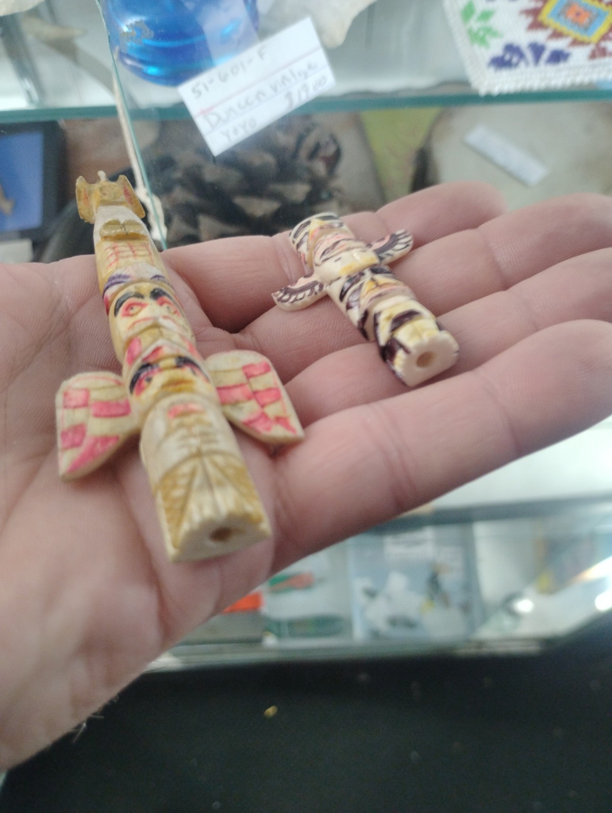 Authentic Inuit 1950 Totems Alaska