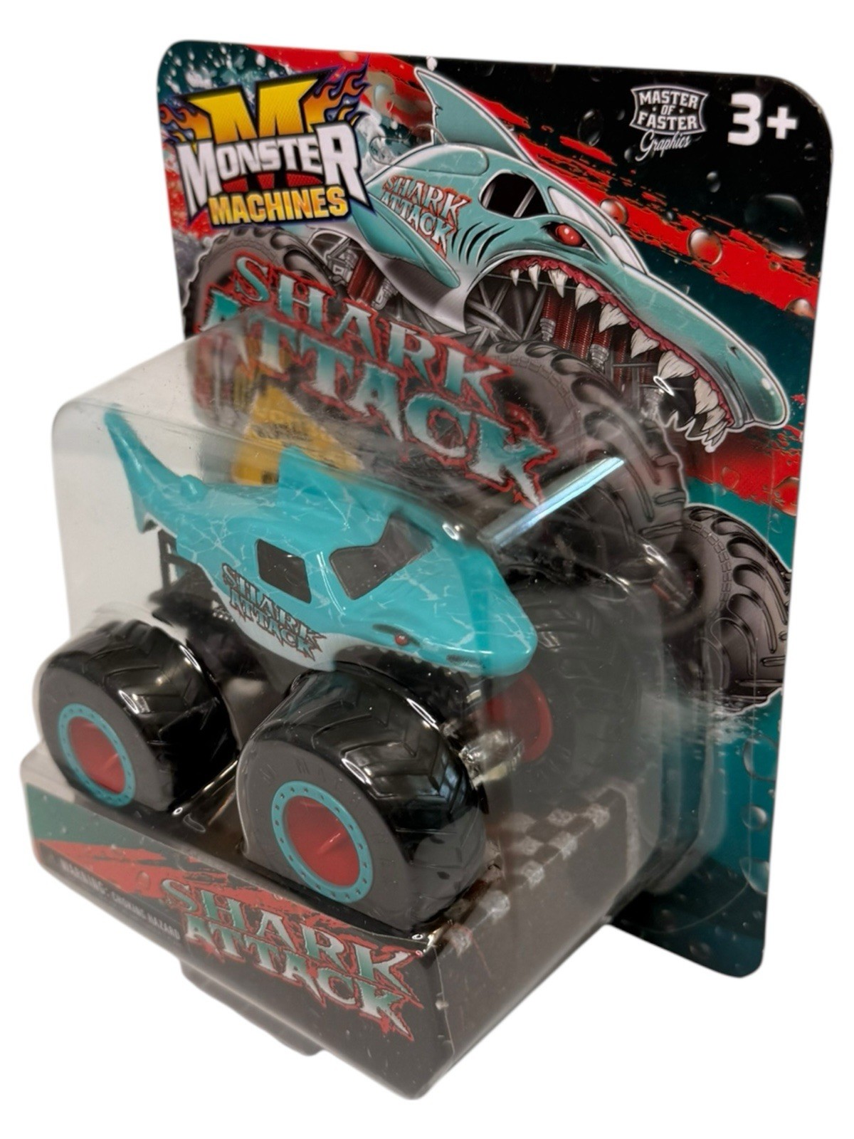 Shark Attack Monster Truck 1/64 Machines Diecast New In Box