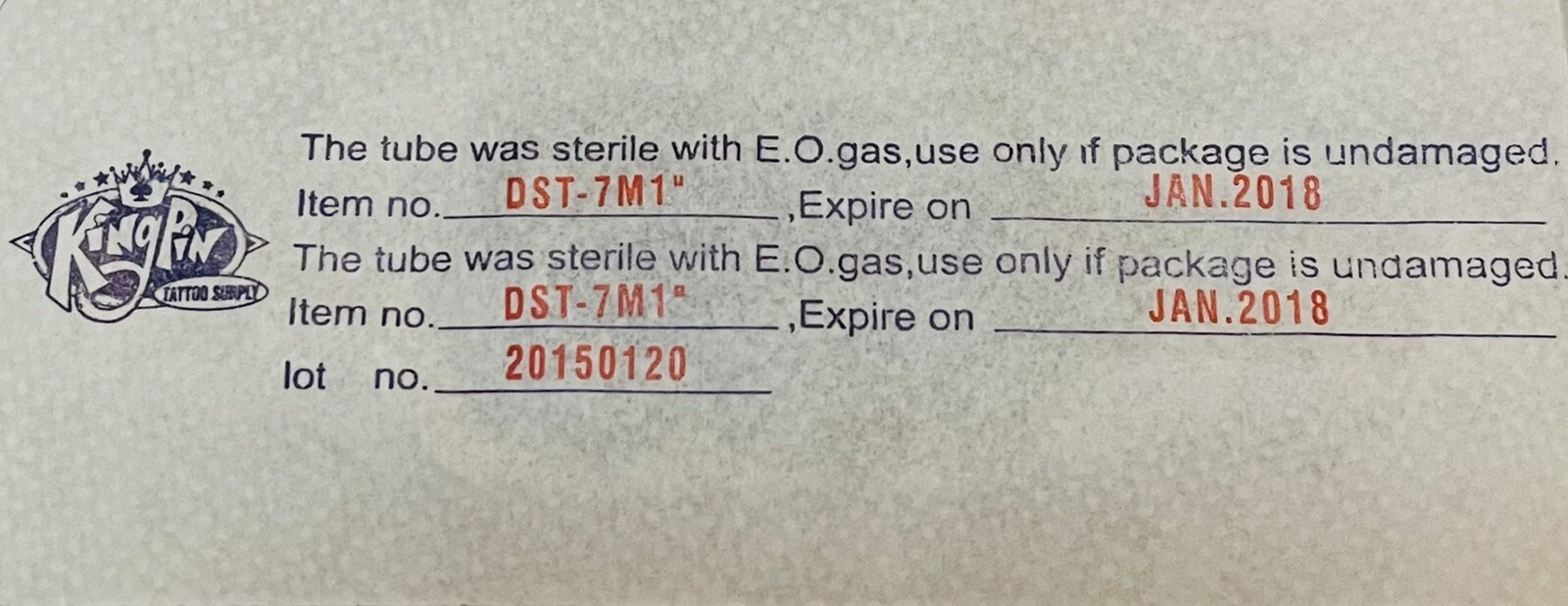 64 DISPOSABLE TATTOO TUBES 7-15 Mag Kingpin / Sabre / Inkflow / UNIMAX Friday 13