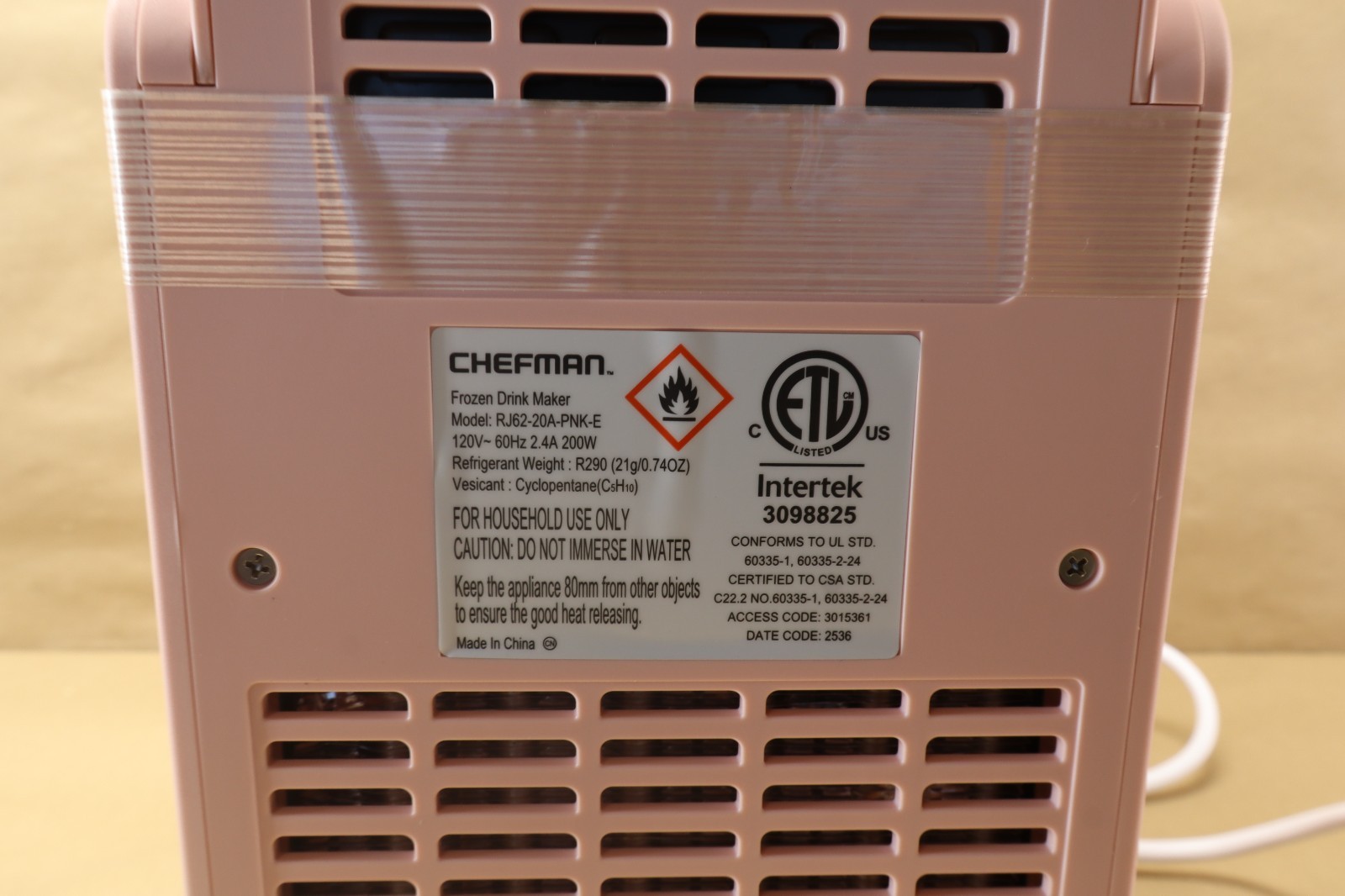 Iceman Slush-Ease Slushy Maker with Customizable Thickness, 64oz, Pink