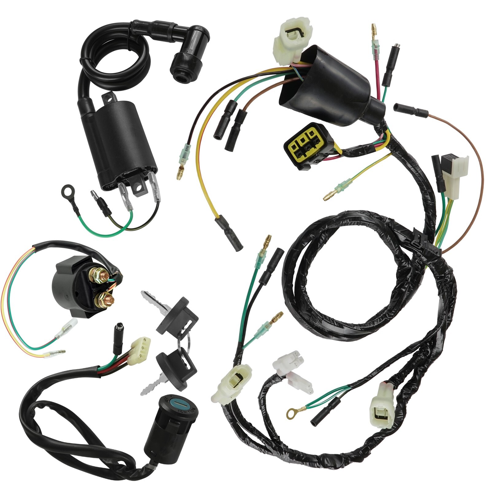 Wiring Harness Switch Key Coil Relay for Honda TRX400EX Sportrax 400 2x4 1999-04