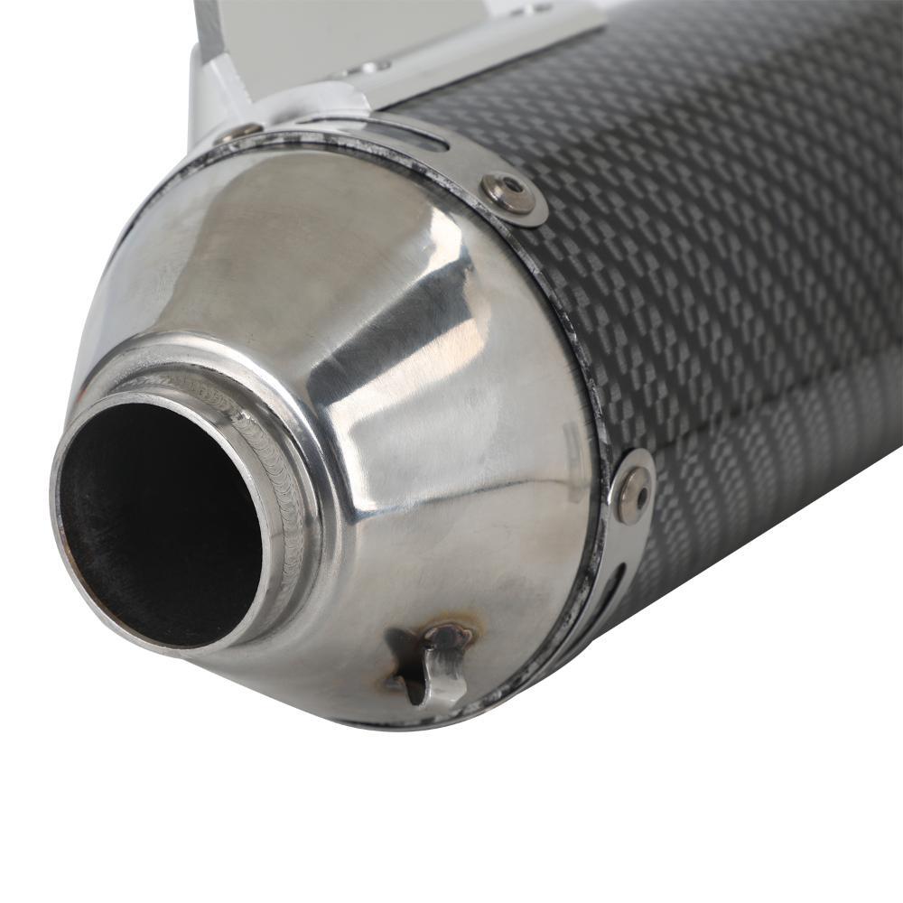 Motorcycle Exhaust Pipe Carbon Fiber for KLX110 KLX110L 2012-2024 Dirt Bike