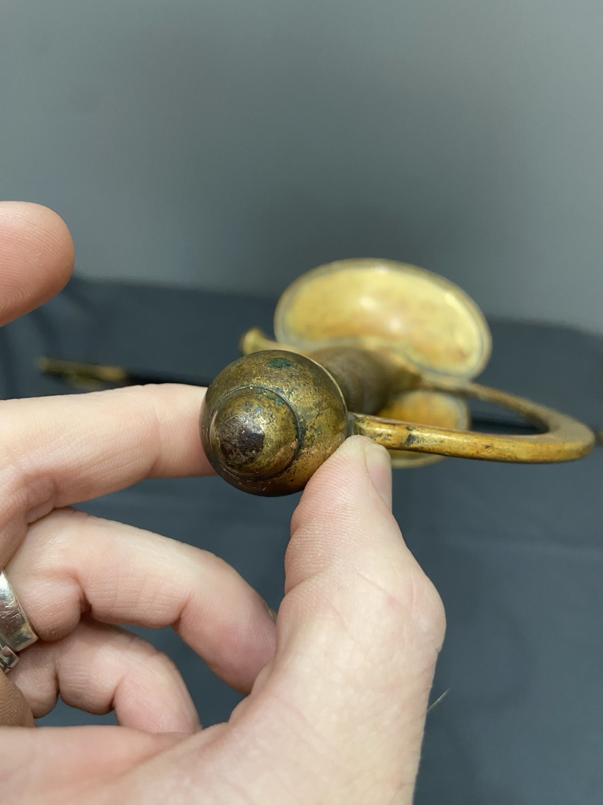 Original Early CIVIL WAR Ames M1840 NCO Sword 1862 w/Repro Leather Scabbard