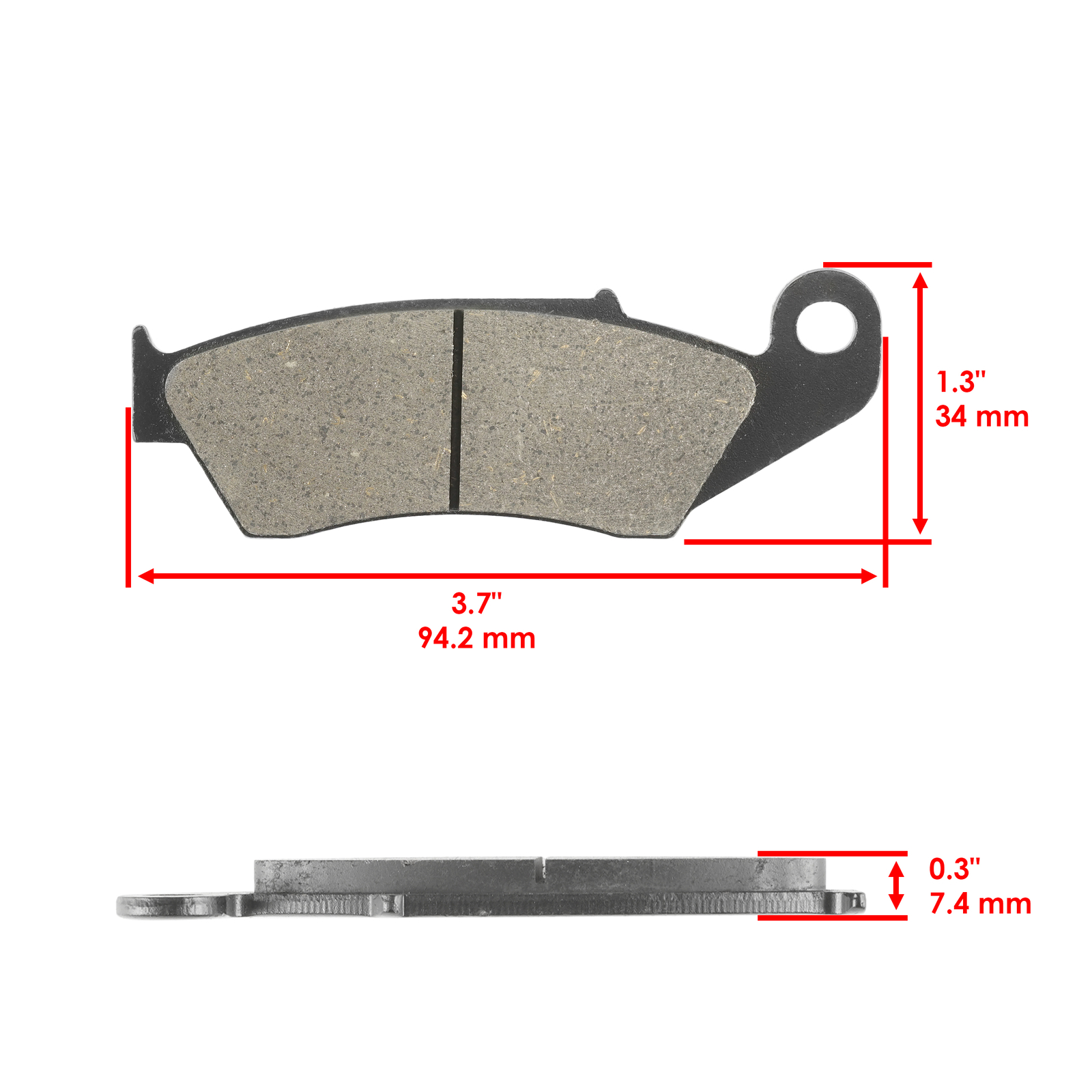 Brake Pads for Honda CRF250 CRF250R 2004-2018 Front Rear Motorcycle Pads