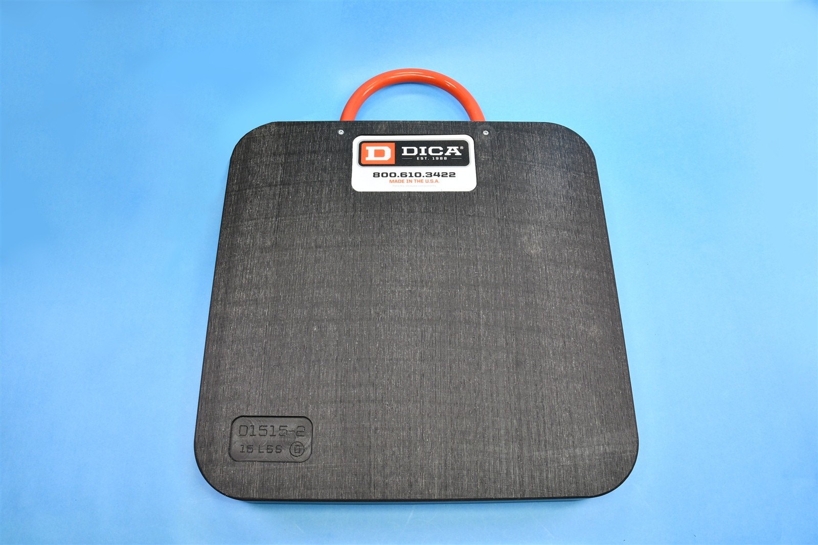 (2) Outrigger Pad DICA SafetyTech 15" x 15" Heavy Duty 2" Thick Limit 65,000 lbs
