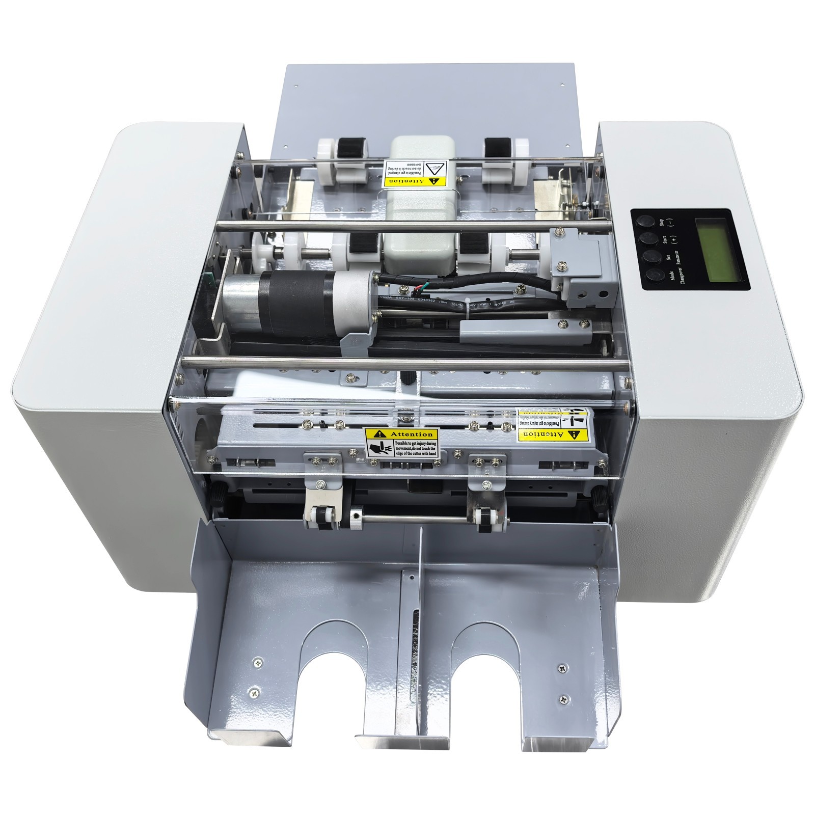 1 PC A4 Fully Automatic Business Card Cutting Machine Adjustable Width 40-250mm