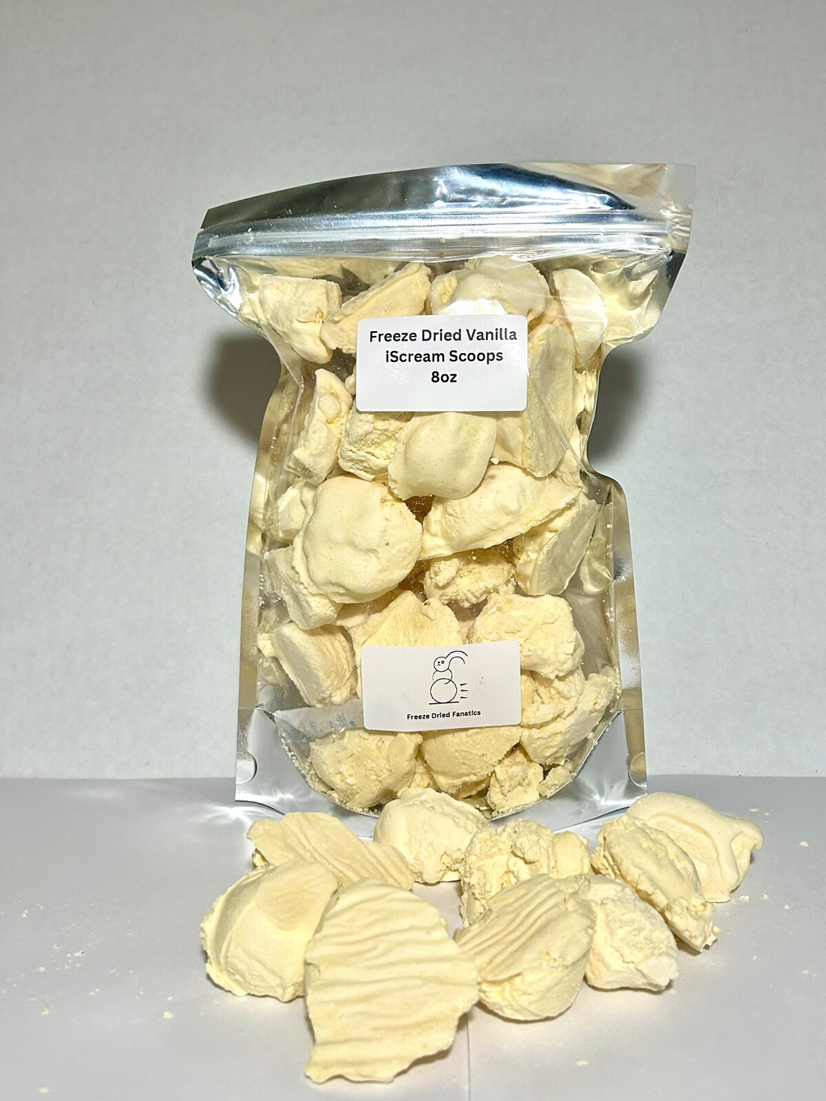 Freeze Dried Vanilla Ice Cream Scoops *IScream* *Pick Size* Made Fresh To Order