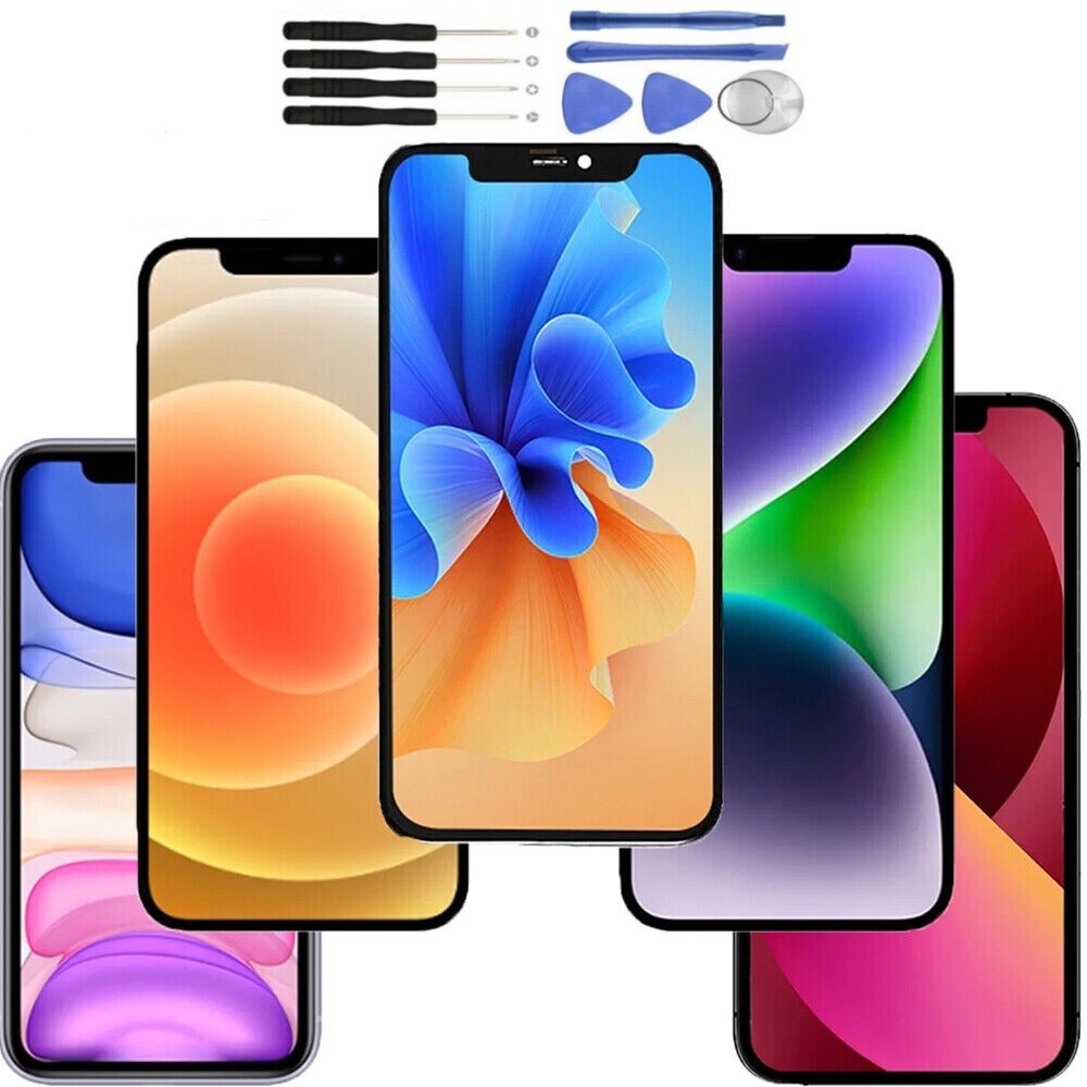 For iPhone XS 11 12 13 14 15 16 17 Pro Max OLED LCD Touch Screen Digitizer Lot