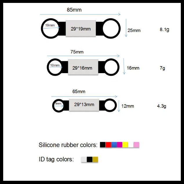 Custom Dog Tag for Pets Engraved Name Tag Slide On ID Tags & Collar Tags S, M, L