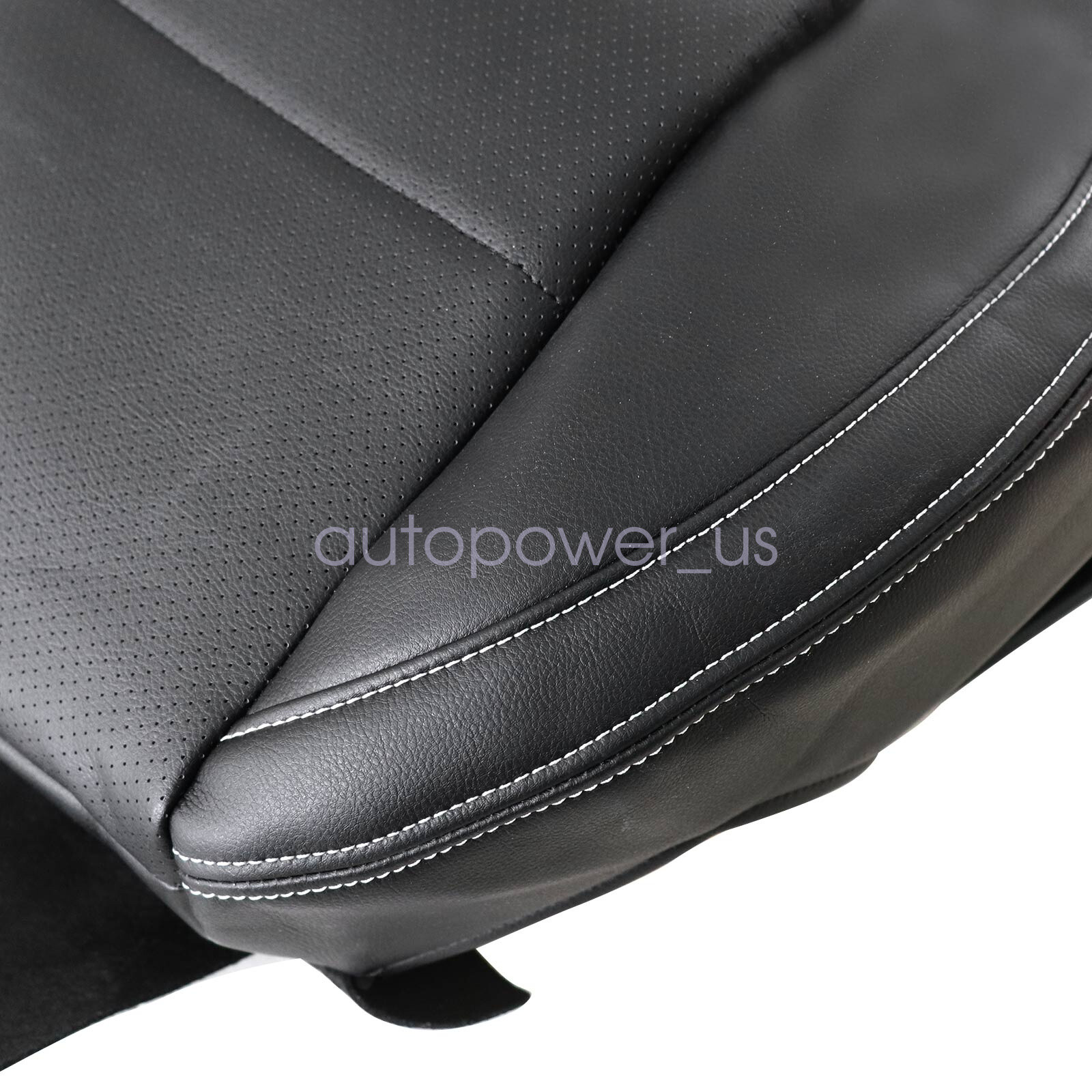 Perforated For 2015-2017 Subaru Outback Driver Leather Bottom Seat Cover Black