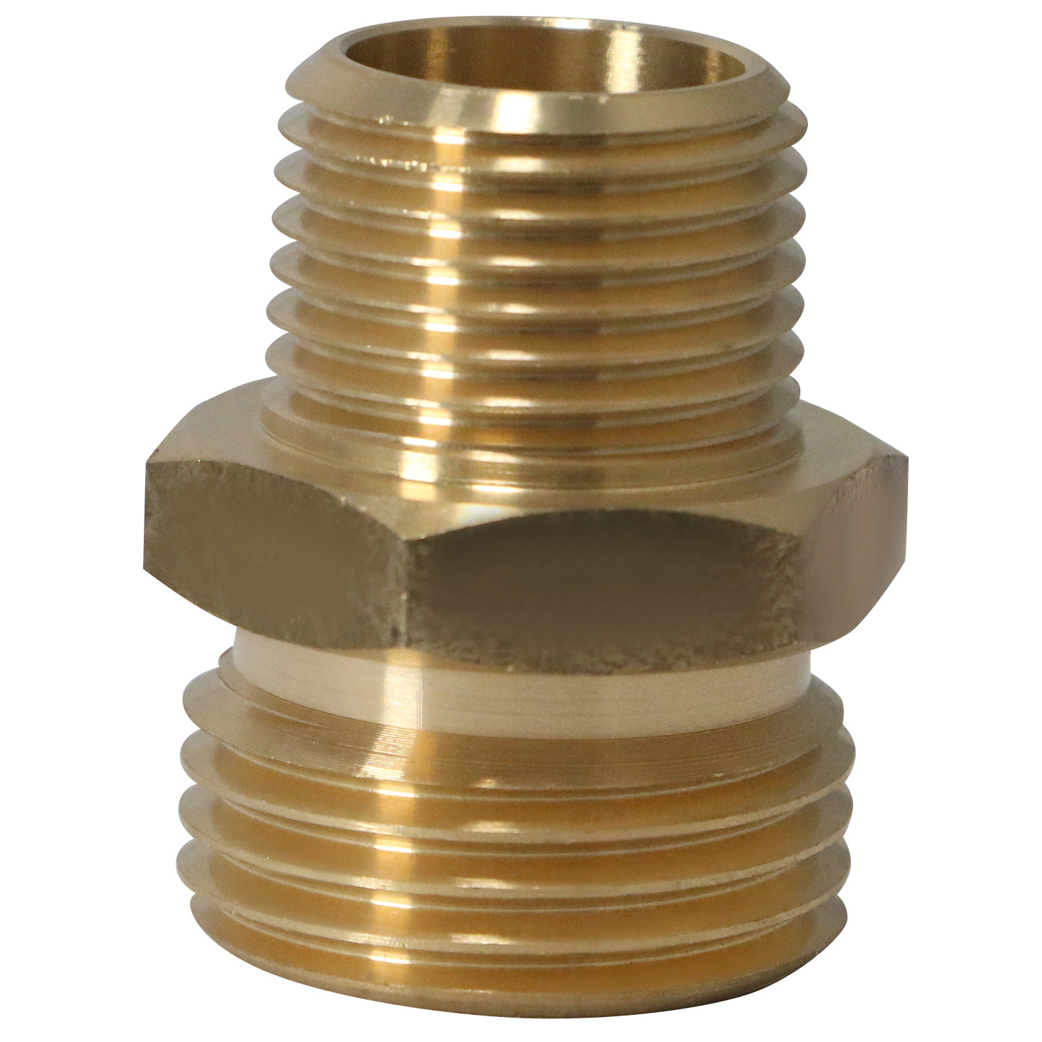 1 Pack XFITTING 1/2" Male NPT Pipe X 3/4" MHT Garden Hose Adapters , Lead Free