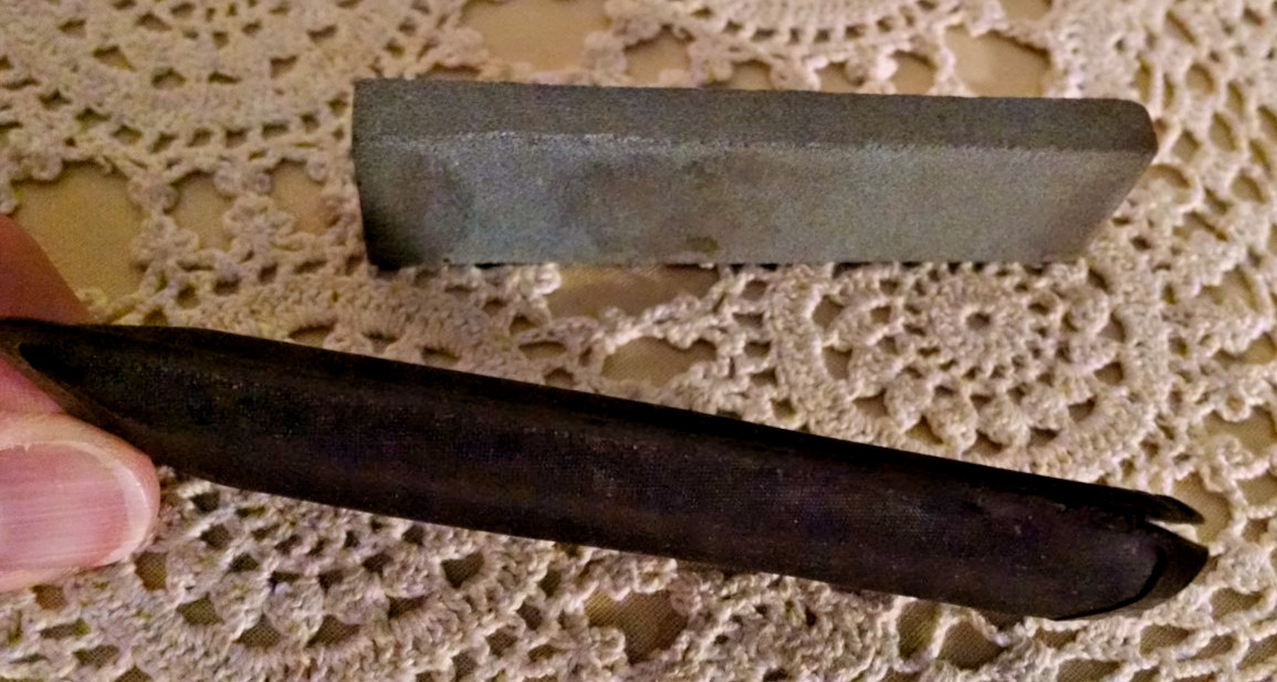 Dalton Implement Co Sharpening Stone Org Case Blytheville Arkansas Honing Tool