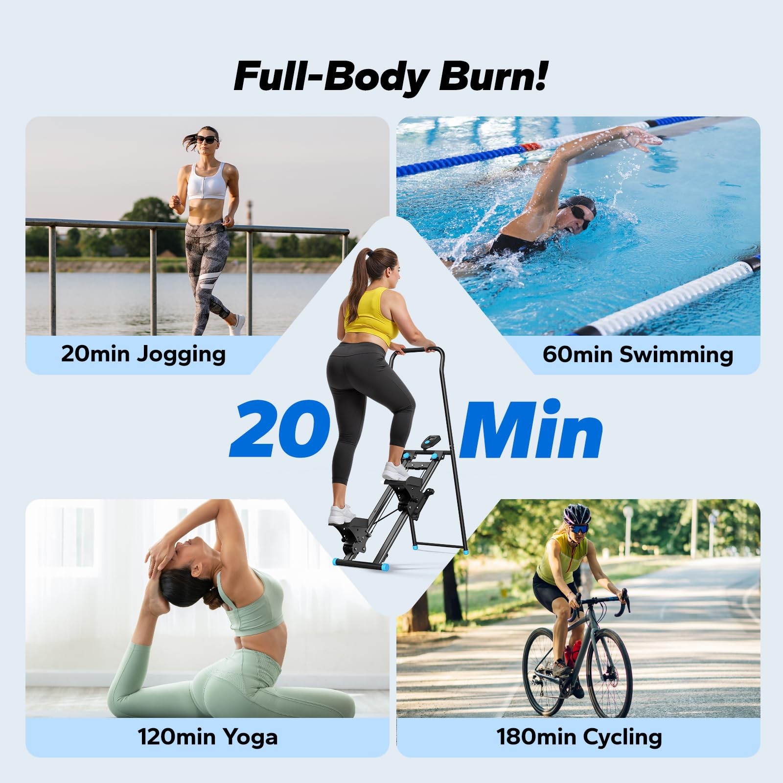 MERACH Stair Stepper for Home Gym Exercise, New Version Vertical Climber Machine