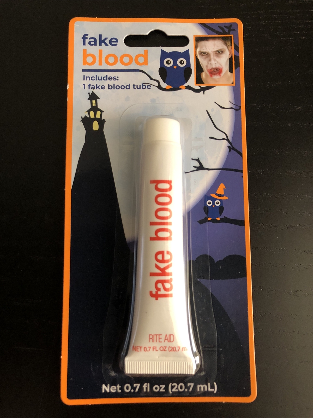 Tube of Fake Blood - Halloween Cosmetics (NEW) (0.7oz, non-toxic)