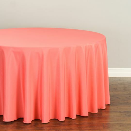1 or 10 pcs LinenTablecloth 108 in. Round Polyester Tablecloths, 30 Colors!