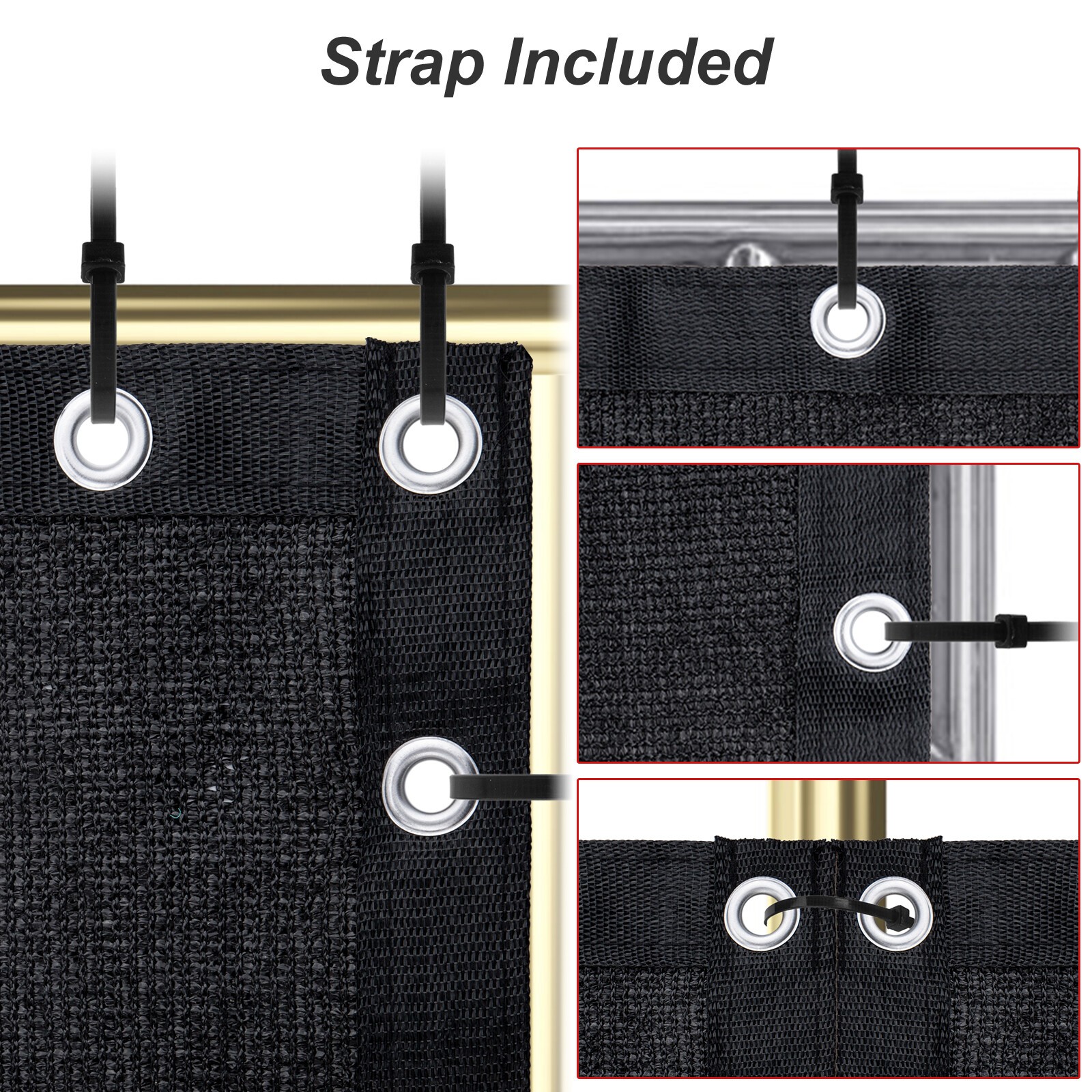 4/5/6/8 ft Privacy Fence Screen Garden Yard UV Windscreen Mesh Shade Net Cover