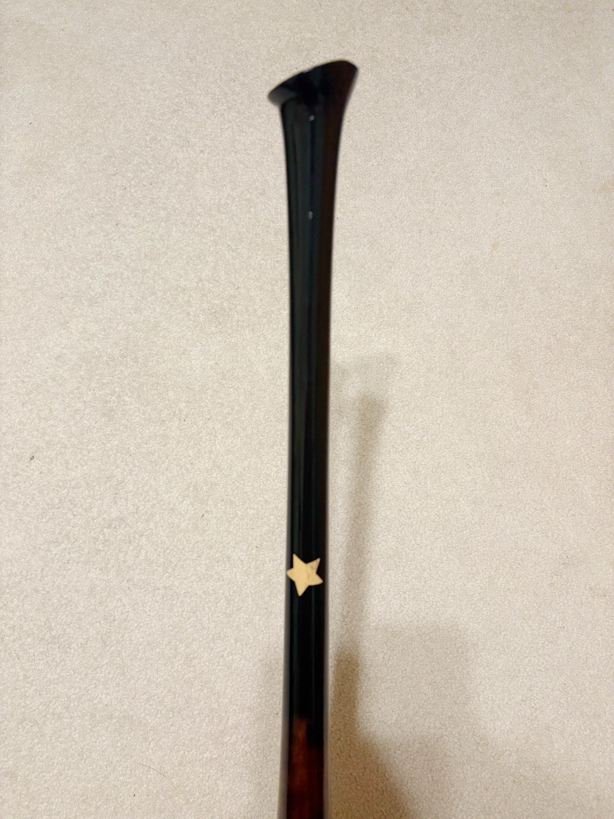 Hybrid Handle Maple Wood Baseball Bat 32.5in 29.5oz. Black / Pine Tar Look / Nat