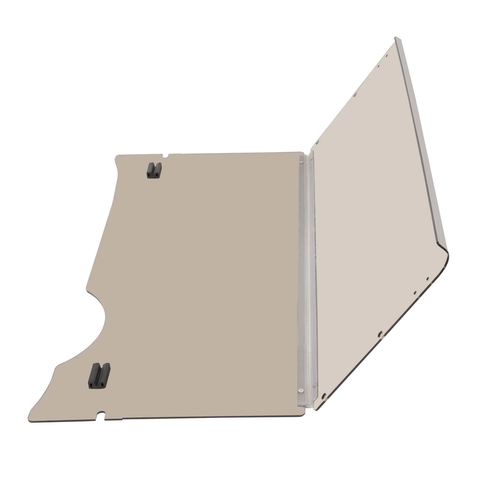 Golf Cart Tinted Polycarbonate Folding Windshield Windscreen For EZGO RXV 08-UP