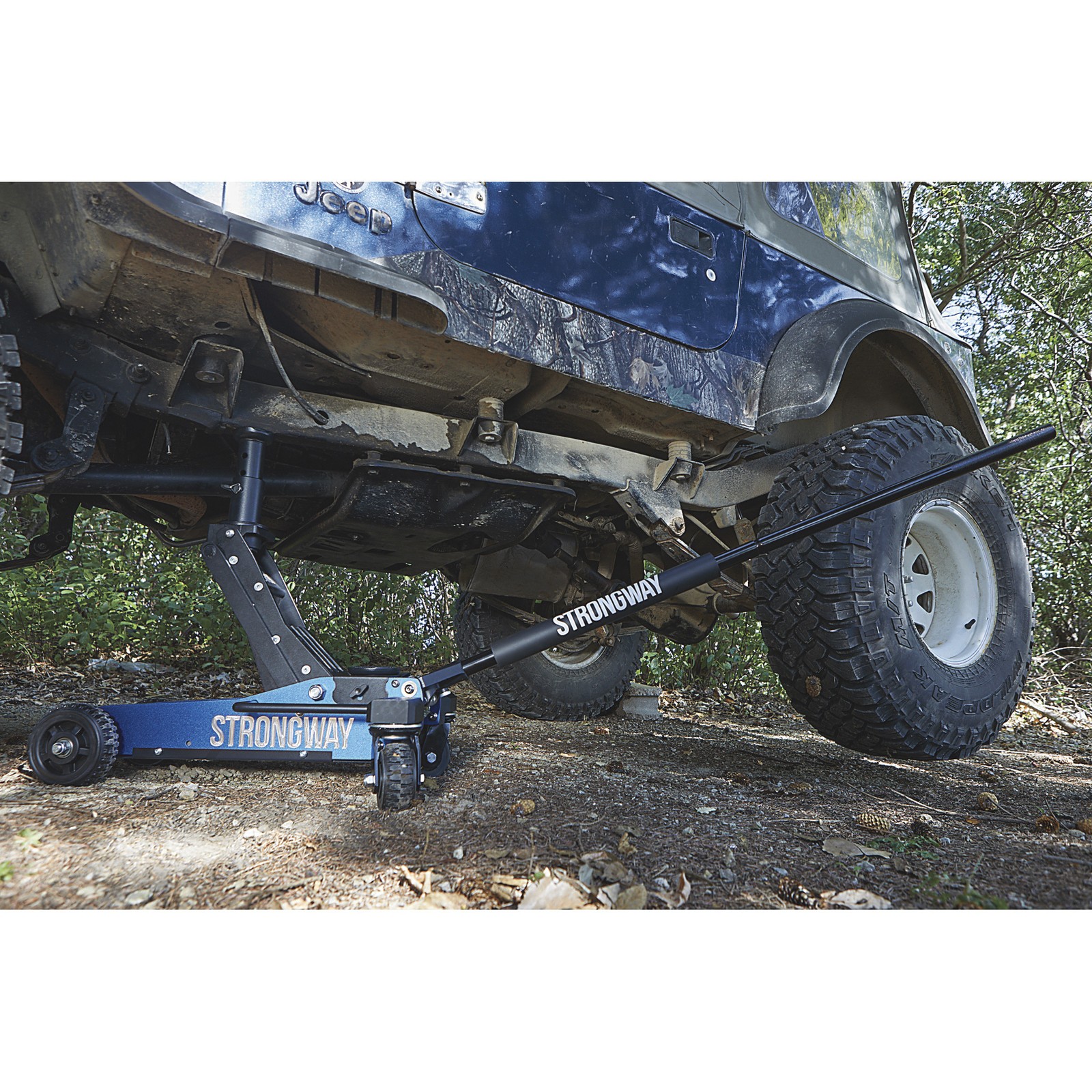 Strongway Off-Road Jack, 3-Ton Capacity, 29in. Lift Height, Aluminum,