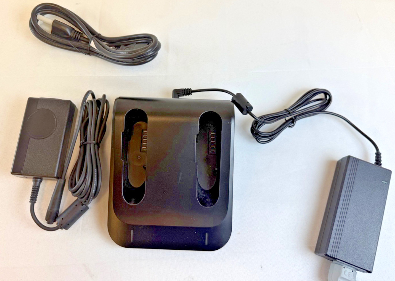 Integra 90624 DUO Dual Bay Battery Charger w/ Power Supply & Headlamp Cable