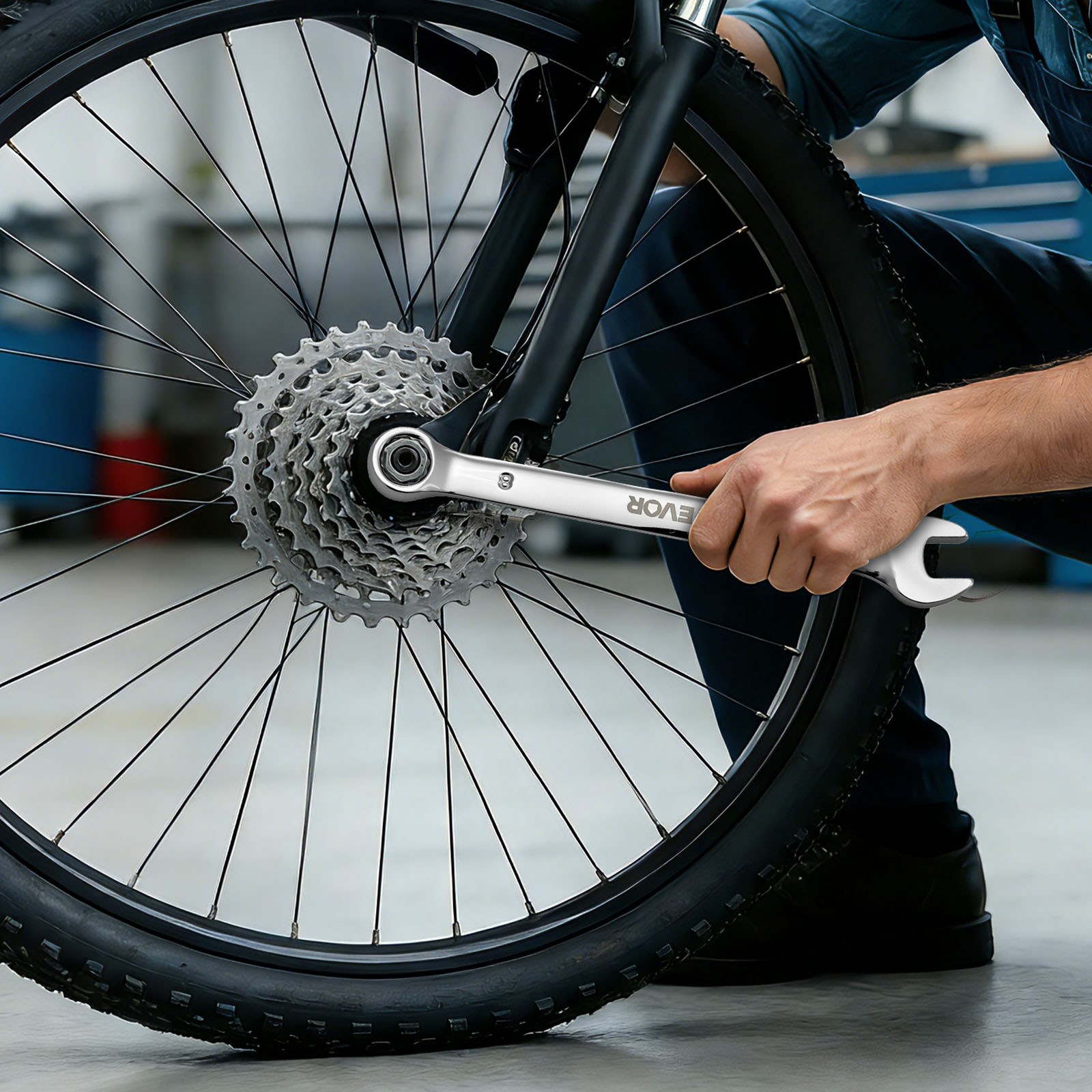 VEVOR Combination Wrench Set Box End Open End Combination Wrenches 44-Piece