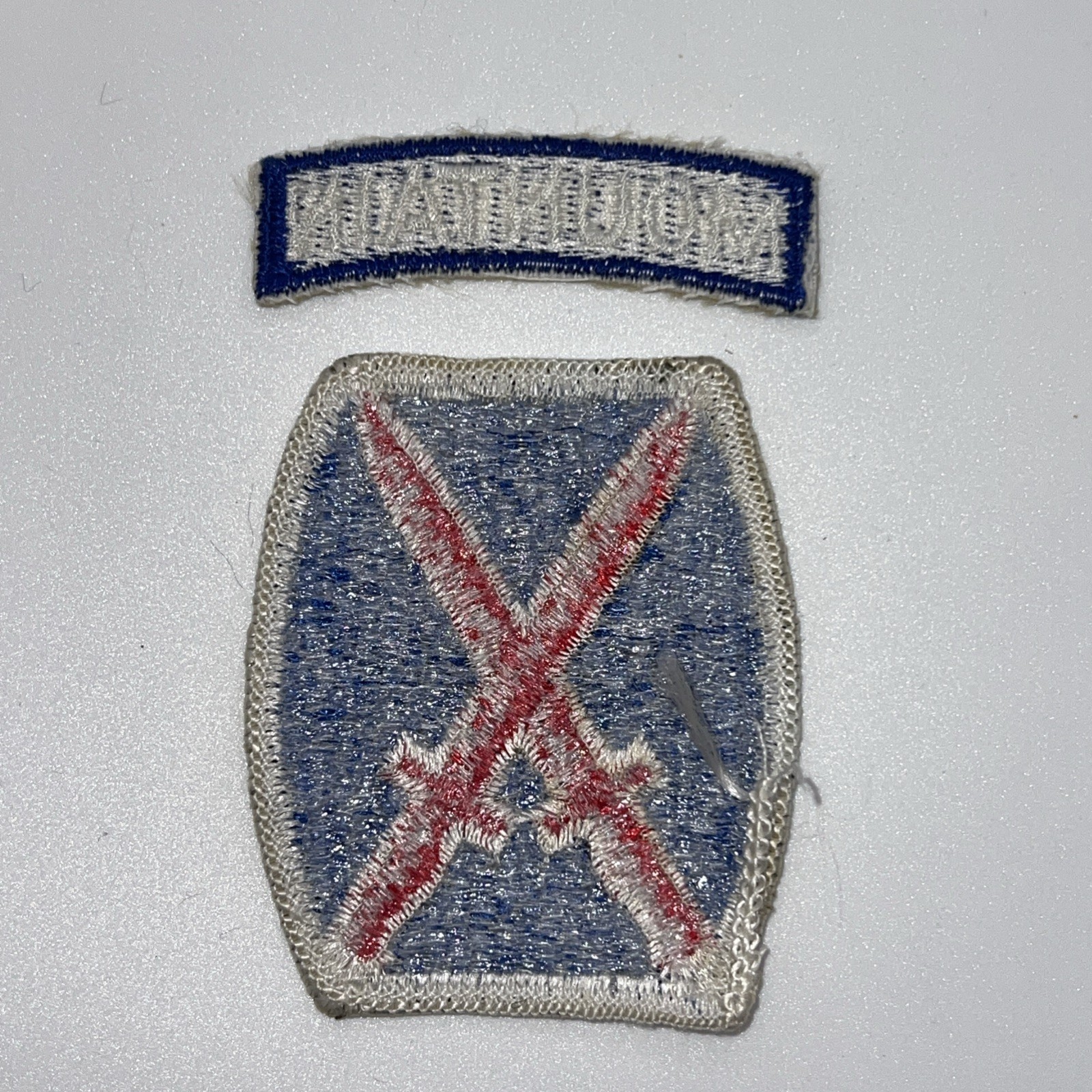10th Mountain Division with Tab U.S. Army Patch
