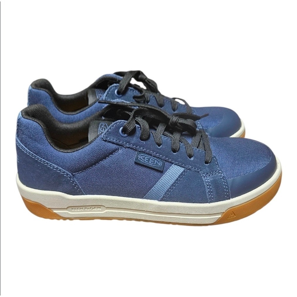 Keen Utility Kenton Work Shoes Mens 7.5 EE Navy Blue EH Carbon Toe 1029117EE New