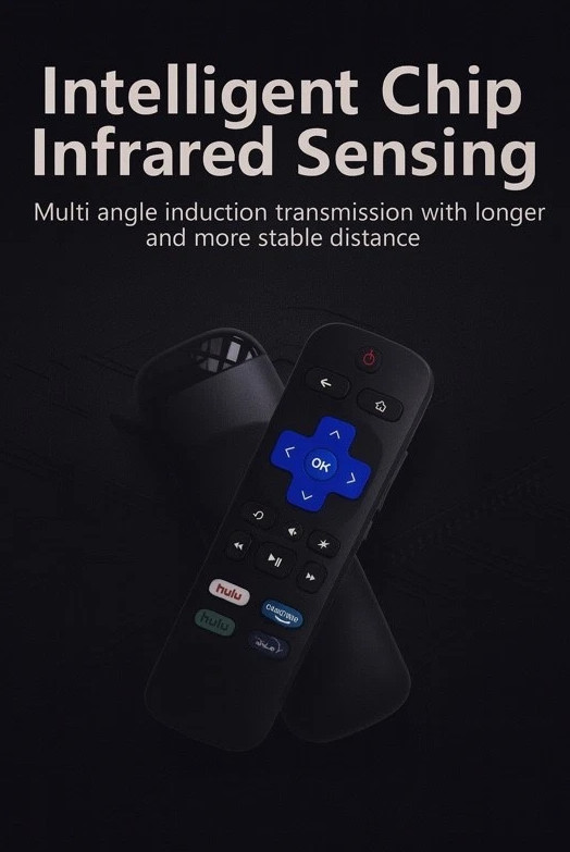 New Replacement Remote for Roku TV TCL Sanyo Element Haier RCA LG Onn Philips JV