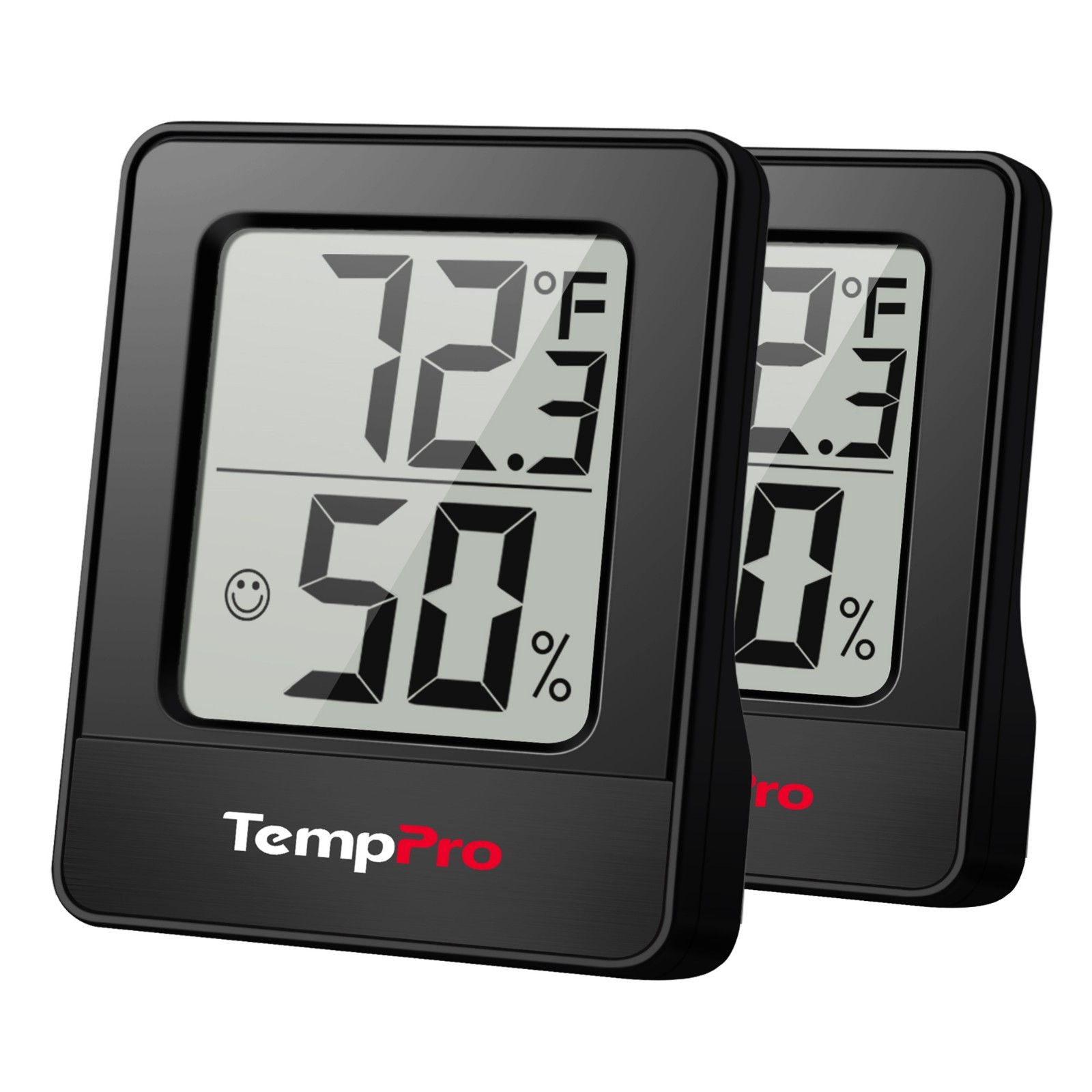 2pcs TempPro TP49BW Thermometer Hygrometer  Digital Temperature Humidity Meter
