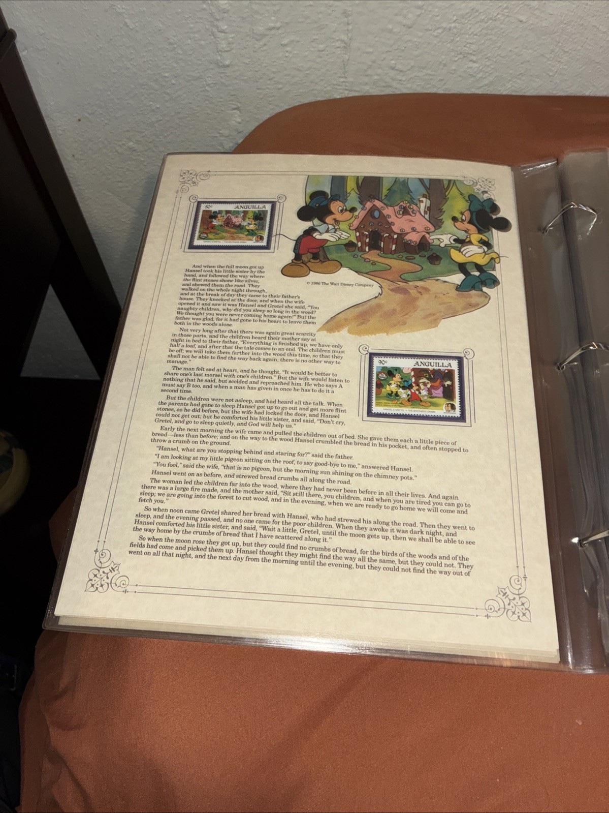 Walt Disney Grimm's Fairy Tales Panel Collection Postal Commemorative Society200