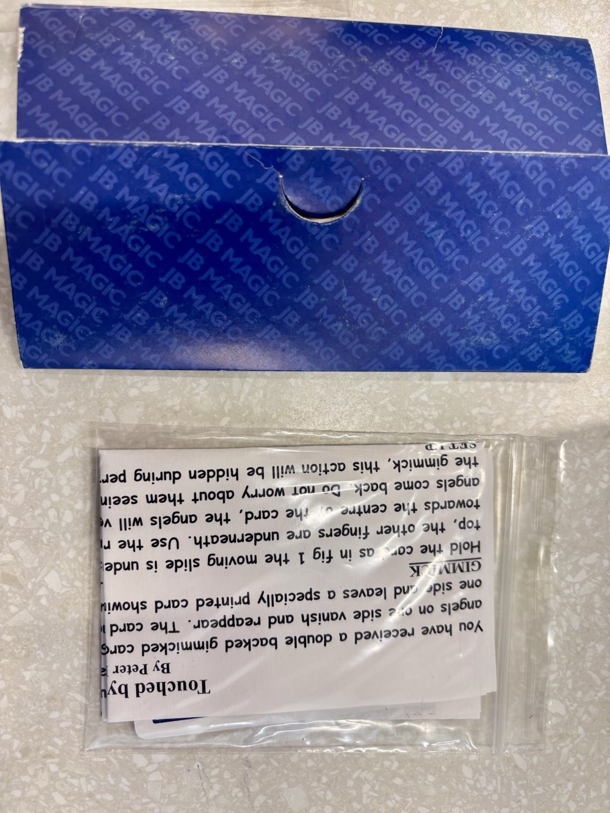 Touched by an Angel – Peter Eggink – JB Magic Card Trick – NEW