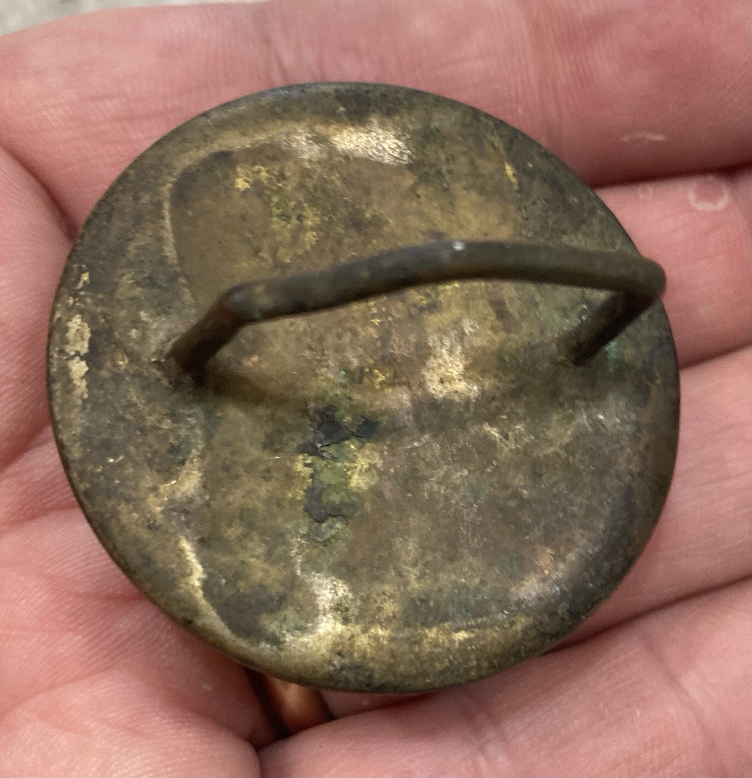 Antique Original Vintage Horse Bridle Rosette Bird Dog Brass And Glass Free Ship